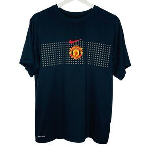 Nike Manchester United Dri-Fit Shirt Men’s Small Vintage Y2K